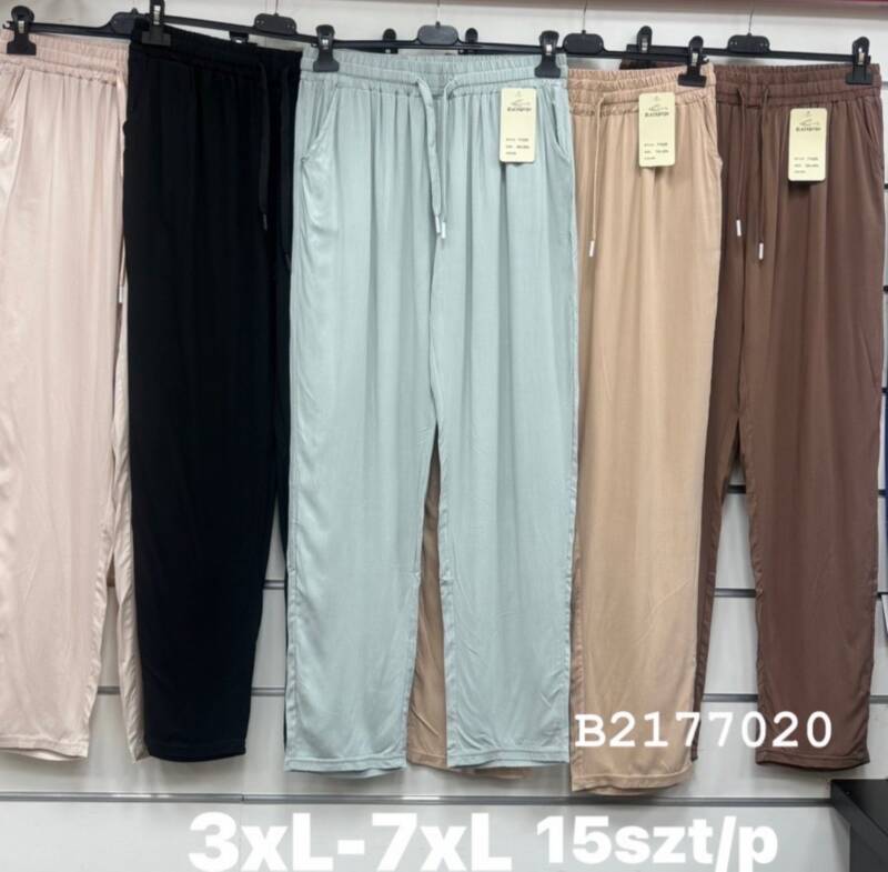 Spodnie damskie Roz 3XL-7XL, Mix Kolor Paczka 15 szt
